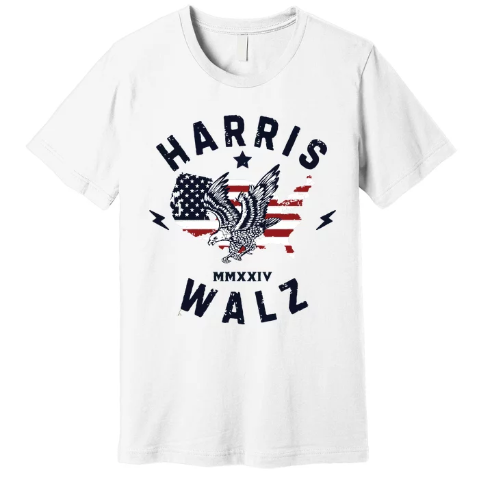 Harris Walz 2024 Kamala Rally Premium T-Shirt