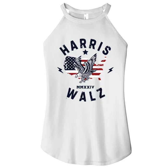 Harris Walz 2024 Kamala Rally Women’s Perfect Tri Rocker Tank