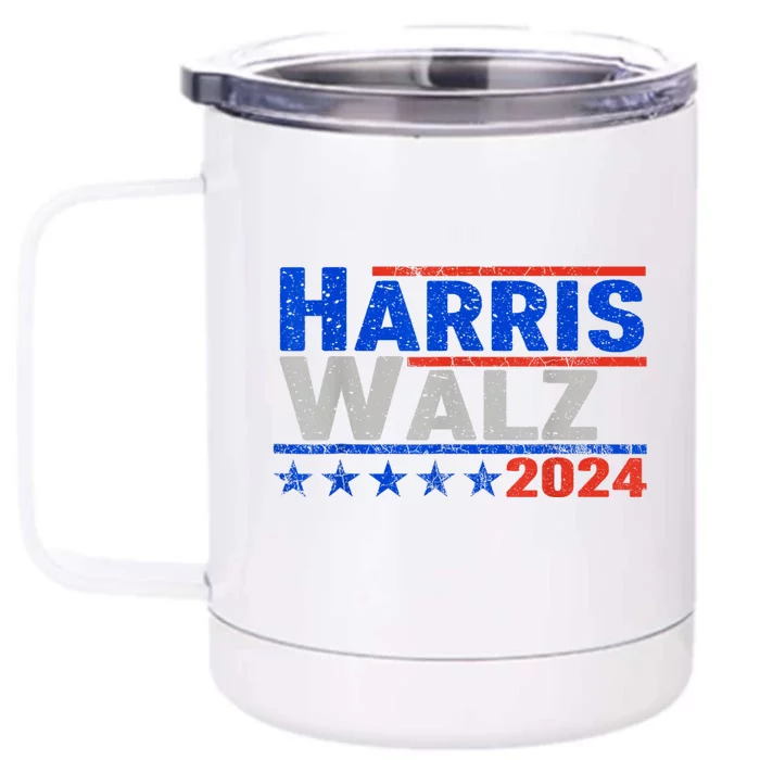 Harris Waltz 2024 Front & Back 12oz Stainless Steel Tumbler Cup