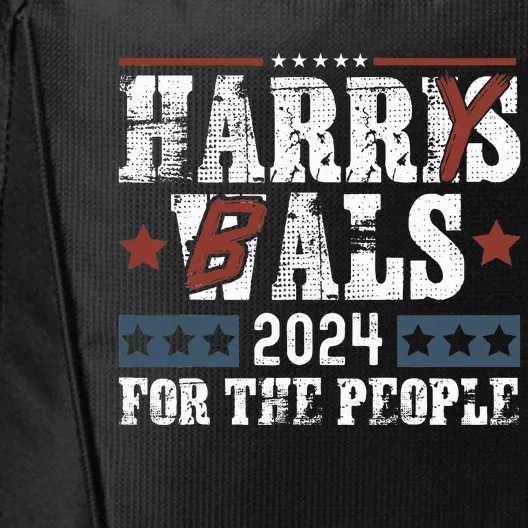 Harris Walz 24 Harry Balz 2024 Meme Democratics Vote City Backpack