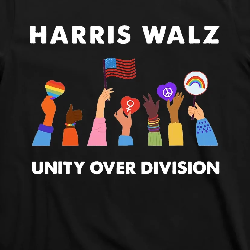 Harris Waltz 2024 Unity Over Division T-Shirt