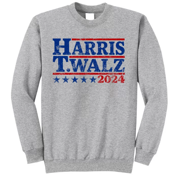 Harris Walz 2024 Funny Harris Walz Tall Sweatshirt