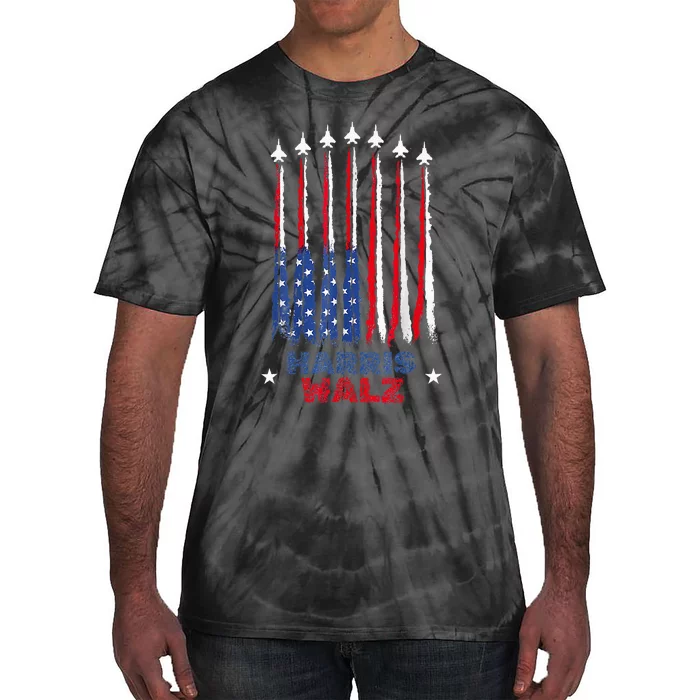 Harris Waltz 2024 Kamala Harris Vice President Retro Voting Tie-Dye T-Shirt