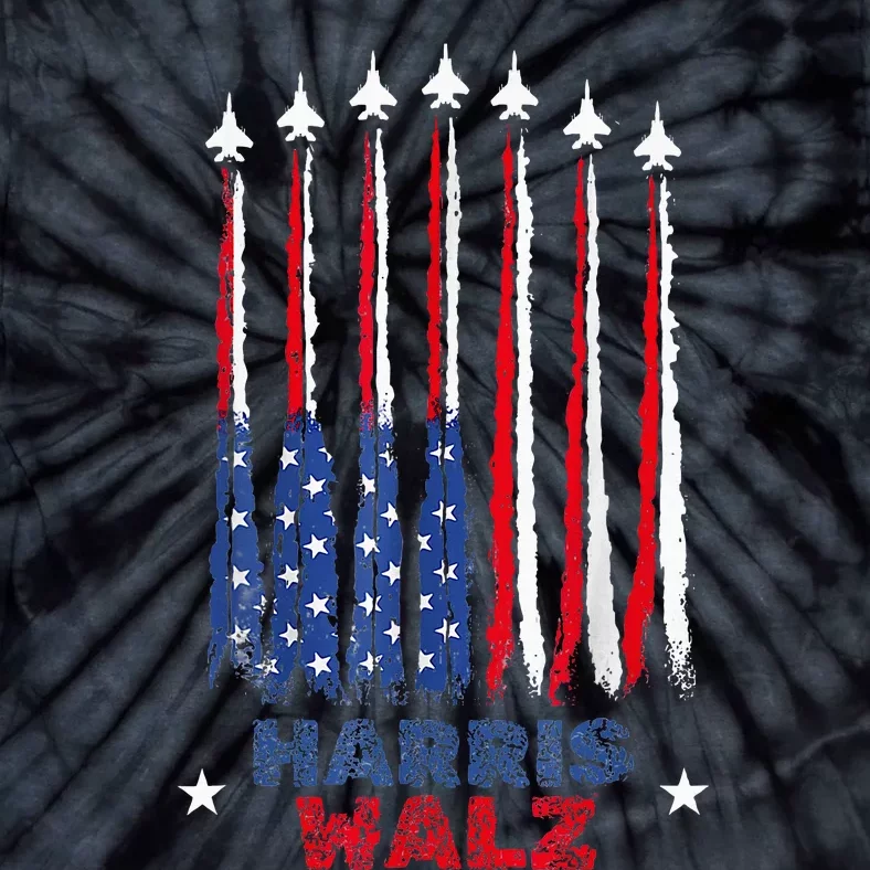 Harris Waltz 2024 Kamala Harris Vice President Retro Voting Tie-Dye T-Shirt