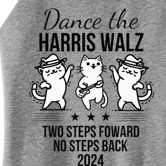 Harris Walz 2024 Waltz Dance 2 Steps Forward Women’s Perfect Tri Rocker Tank