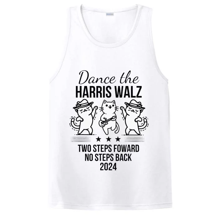 Harris Walz 2024 Waltz Dance 2 Steps Forward Performance Tank