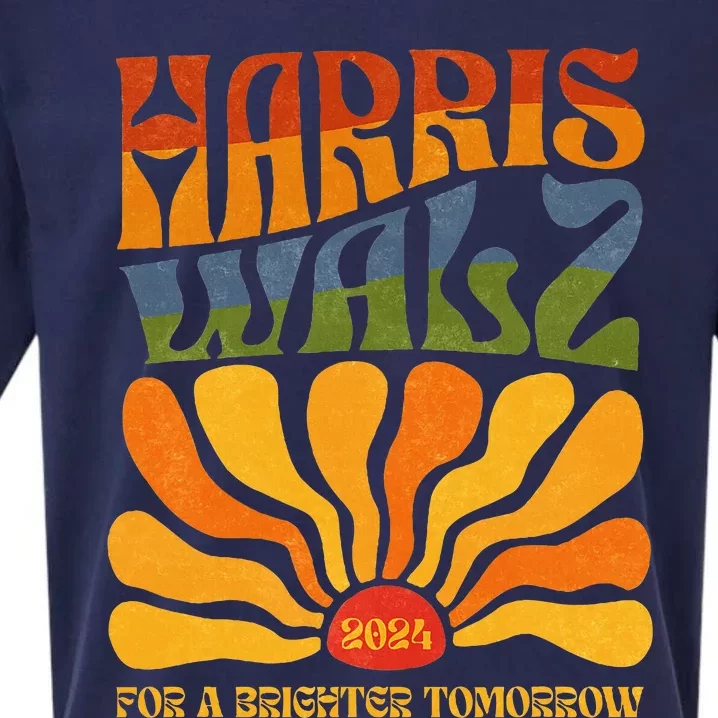 Harris Waltz 2024 For A Brighter Tomorrow Boho Aesthetic Sueded Cloud Jersey T-Shirt