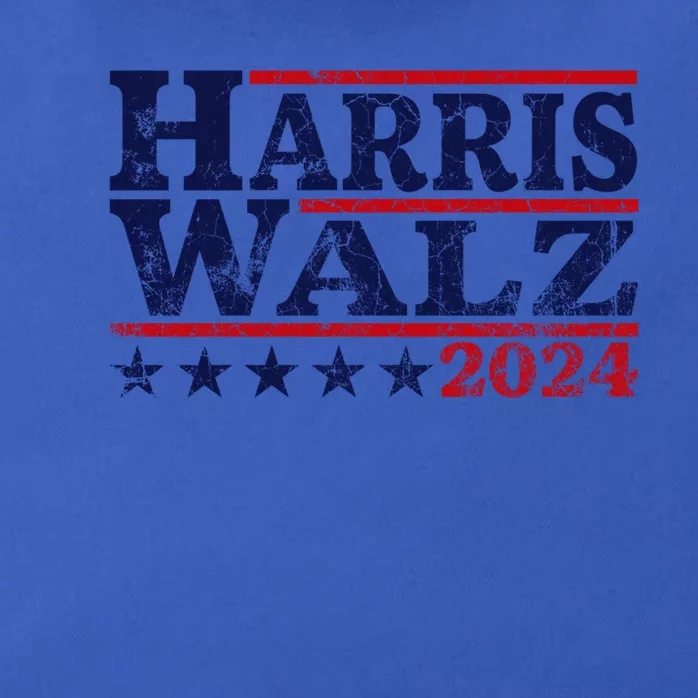 Harris Walz 24 Election Kamala Harris Tim Waltz 24 Meaningful Gift Zip Tote Bag