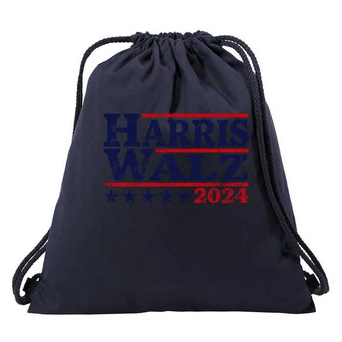 Harris Walz 24 Election Kamala Harris Tim Waltz 24 Meaningful Gift Drawstring Bag