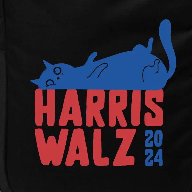 Harris Walz 2024 Cat Ladies For Kamala Impact Tech Backpack