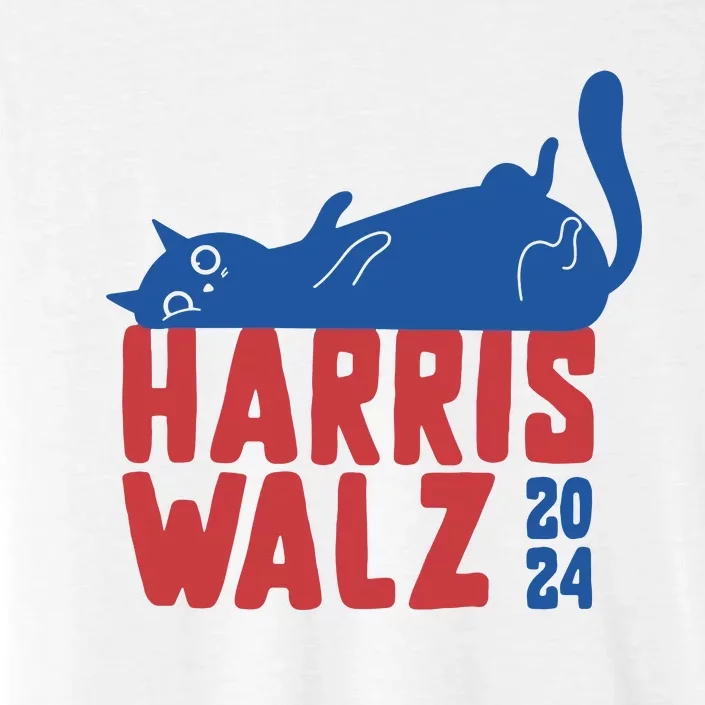 Harris Walz 2024 Cat Ladies For Kamala ChromaSoft Performance T-Shirt