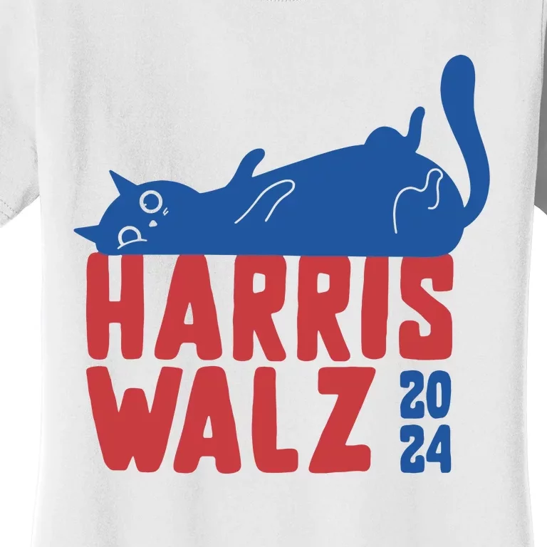 Harris Walz 2024 Cat Ladies For Kamala Women's T-Shirt