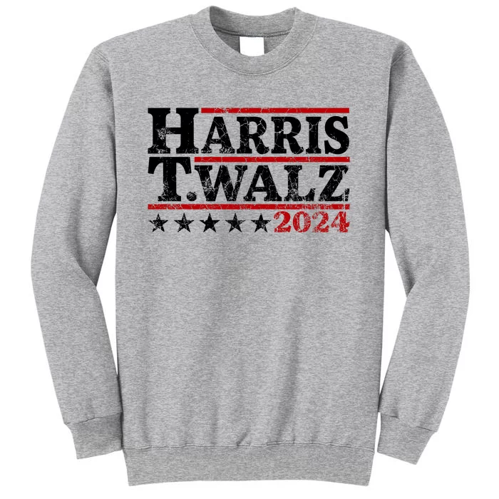 Harris Walz 2024 Funny Harris Walz Tall Sweatshirt