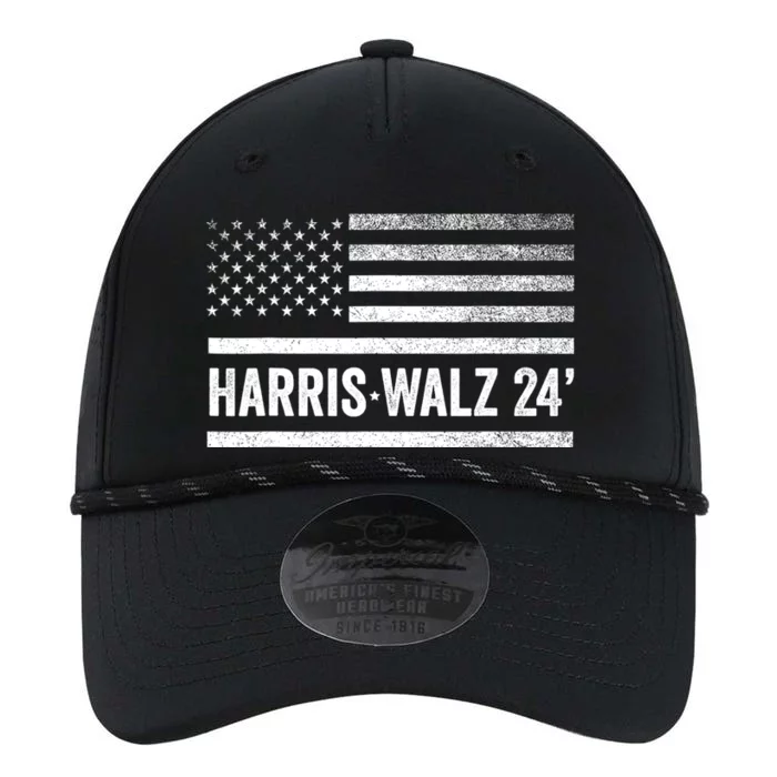 Harris Walz 2024 Election Kamala Tim Waltz American Flag Performance The Dyno Cap