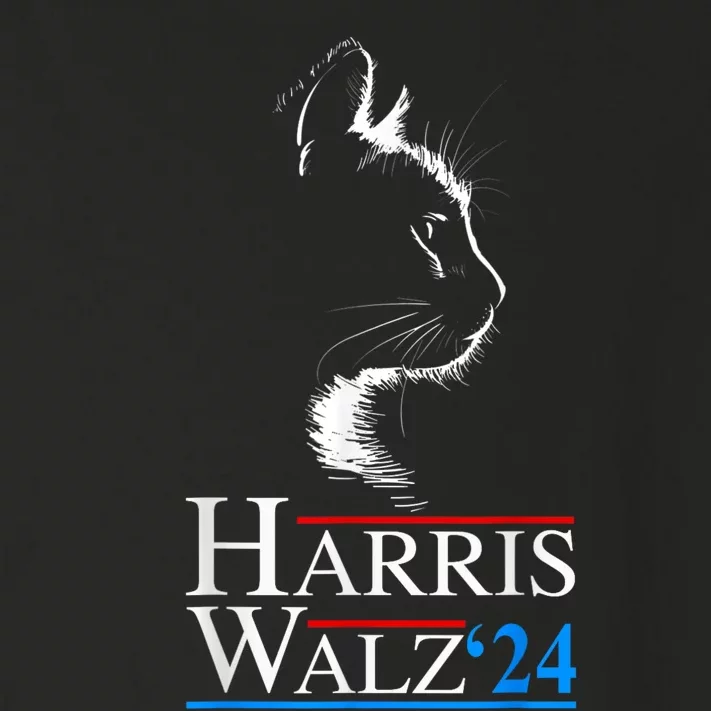 Harris Waltz 2024 Cat Election Kamala Harris Tim Walz 2024 Toddler Long Sleeve Shirt