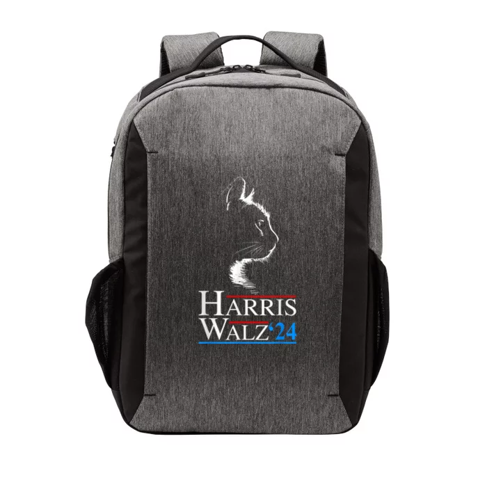 Harris Waltz 2024 Cat Election Kamala Harris Tim Walz 2024 Vector Backpack