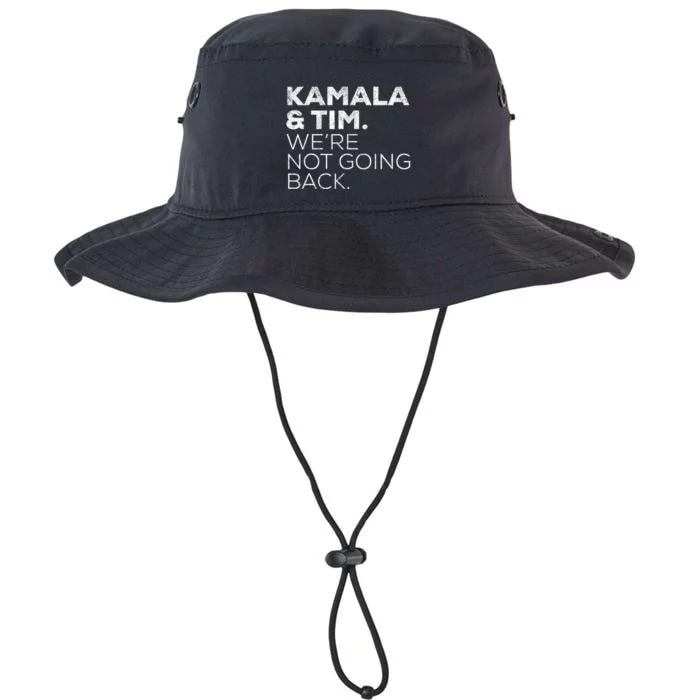 Harris Walz 2024 Kamala & Tim WeRe Not Going Back Legacy Cool Fit Booney Bucket Hat