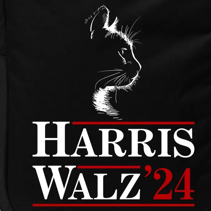 Harris Walz 2024 Cat Election Tim Kamala Impact Tech Backpack