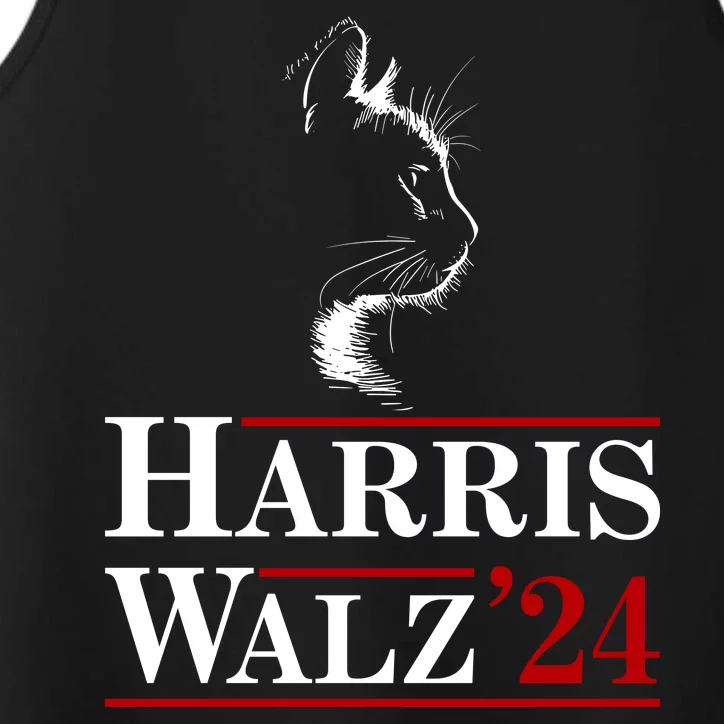 Harris Walz 2024 Cat Election Tim Kamala Performance Tank