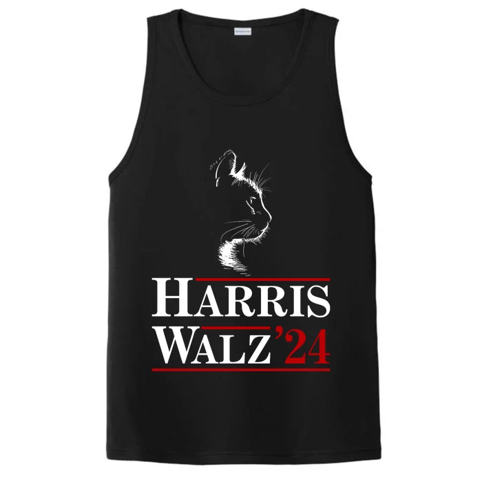 Harris Walz 2024 Cat Election Tim Kamala Performance Tank