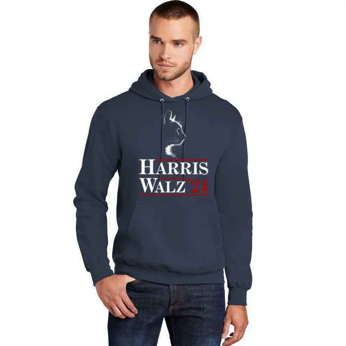 Harris Walz 2024 Cat Election Tim Kamala Hoodie