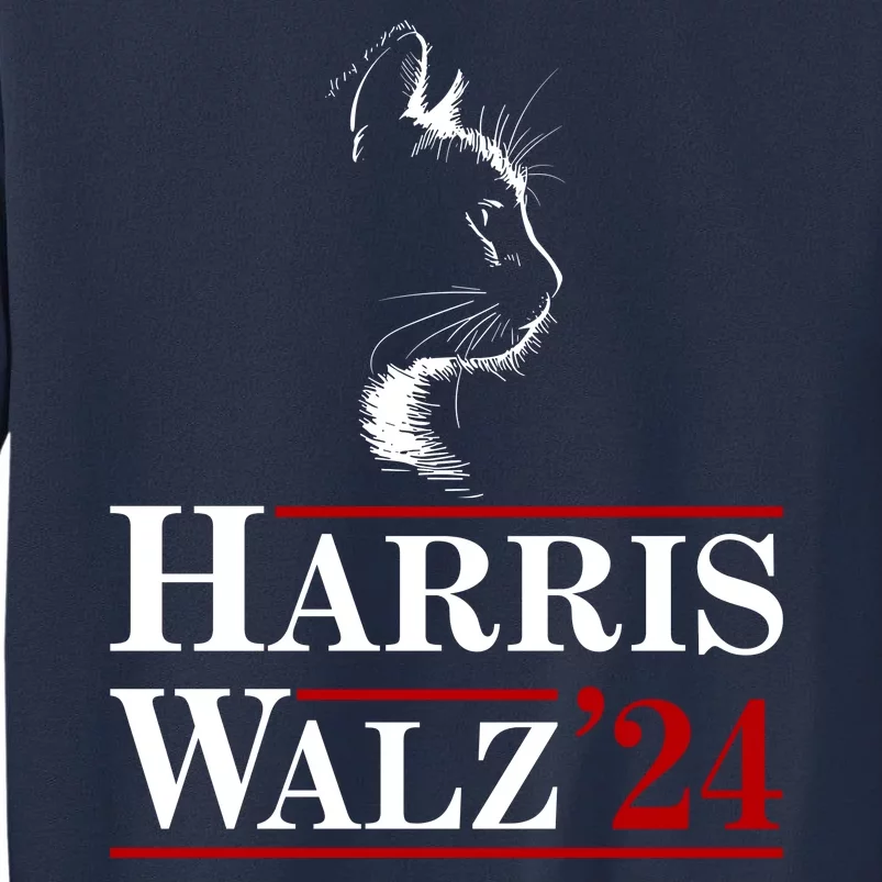 Harris Walz 2024 Cat Election Tim Kamala Sweatshirt