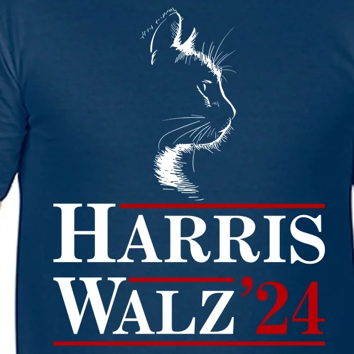 Harris Walz 2024 Cat Election Tim Kamala Comfort Colors T-Shirt