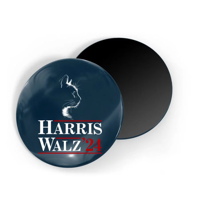 Harris Walz 2024 Cat Election Tim Kamala Magnet