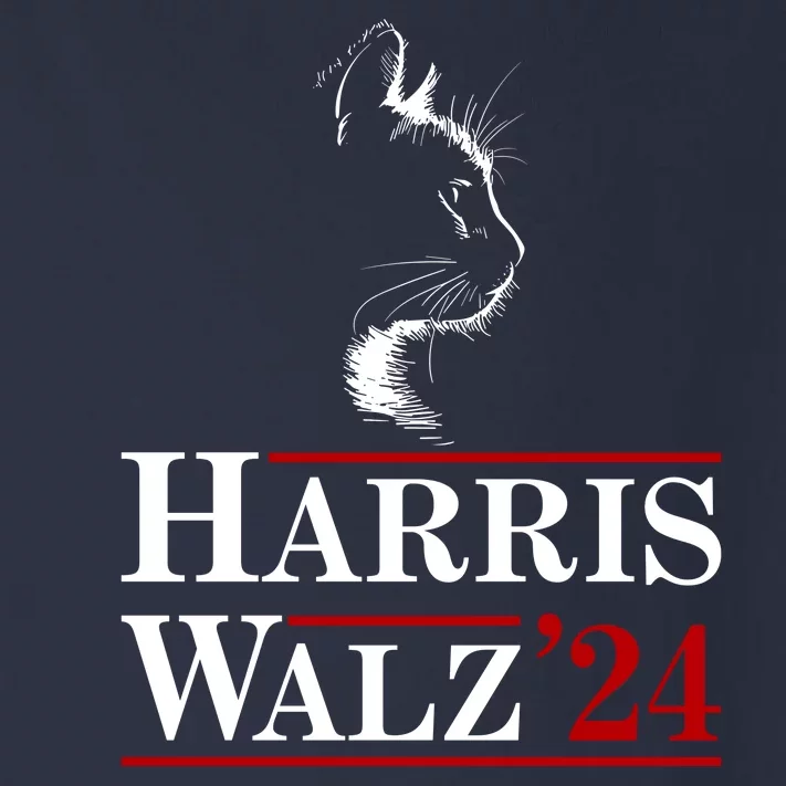 Harris Walz 2024 Cat Election Tim Kamala Toddler Long Sleeve Shirt