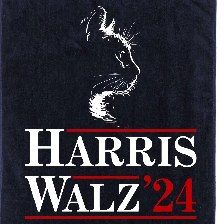 Harris Walz 2024 Cat Election Tim Kamala Platinum Collection Golf Towel