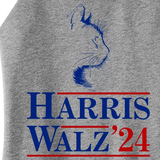 Harris Walz 2024 Cat Election Tim Kamala Women’s Perfect Tri Rocker Tank