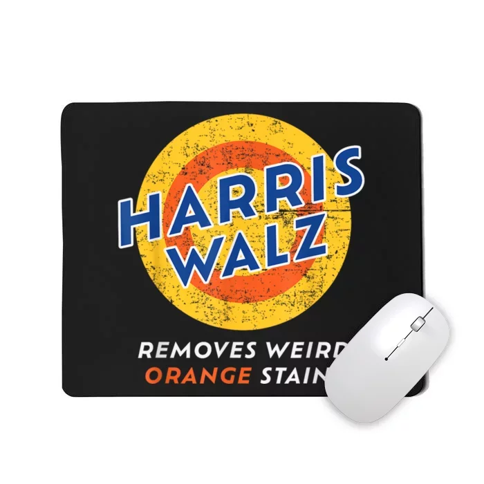 Harris Walz 2024 Waltz Removes Weird Orange Stains Mousepad