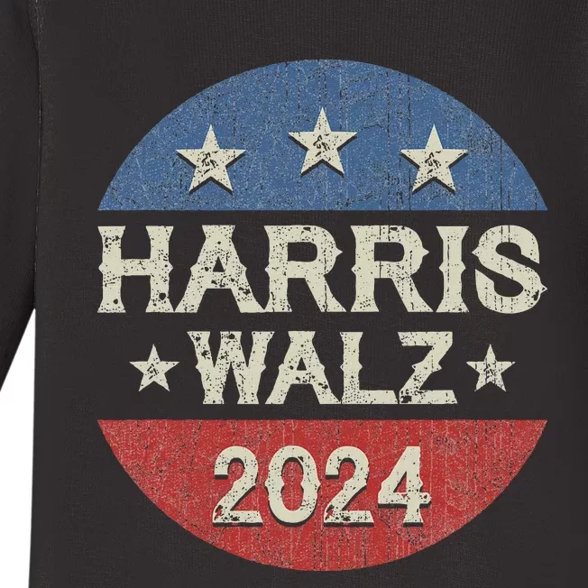 Harris Walz 2024 Election Kamala Harris Tim Walz 2024 Baby Long Sleeve Bodysuit