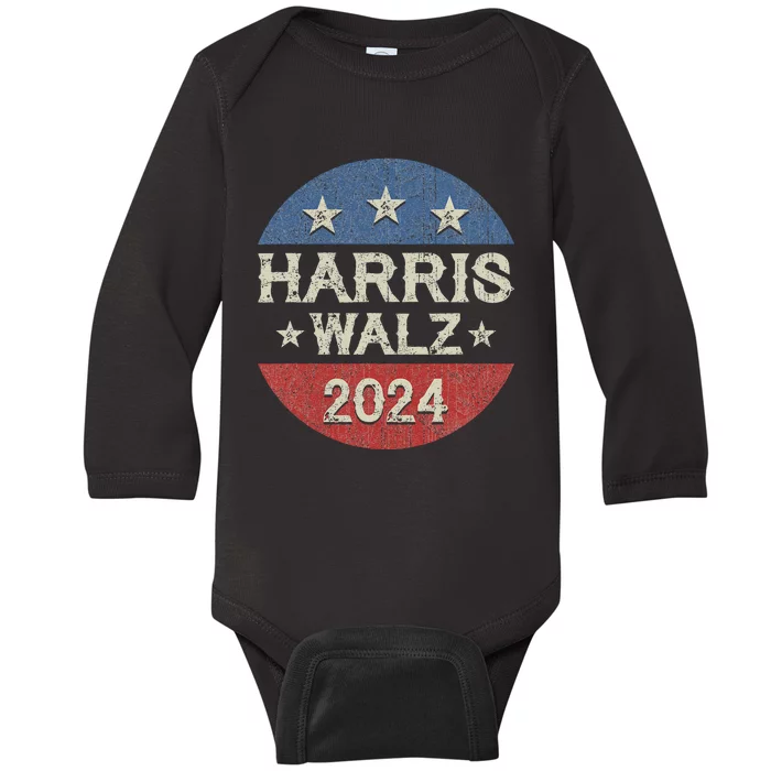 Harris Walz 2024 Election Kamala Harris Tim Walz 2024 Baby Long Sleeve Bodysuit