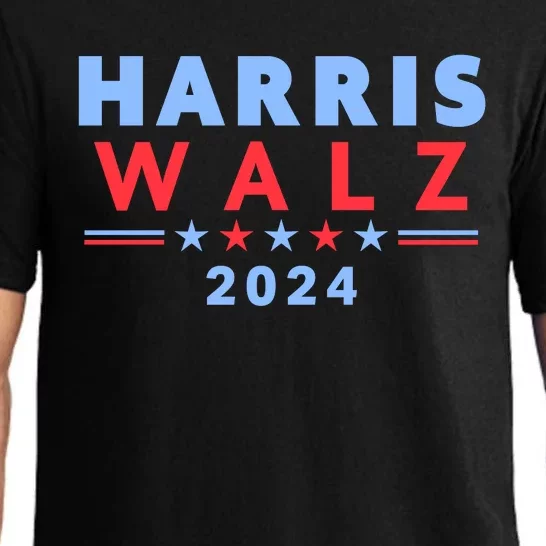 Harris Walz 2024 Election Blue Pajama Set