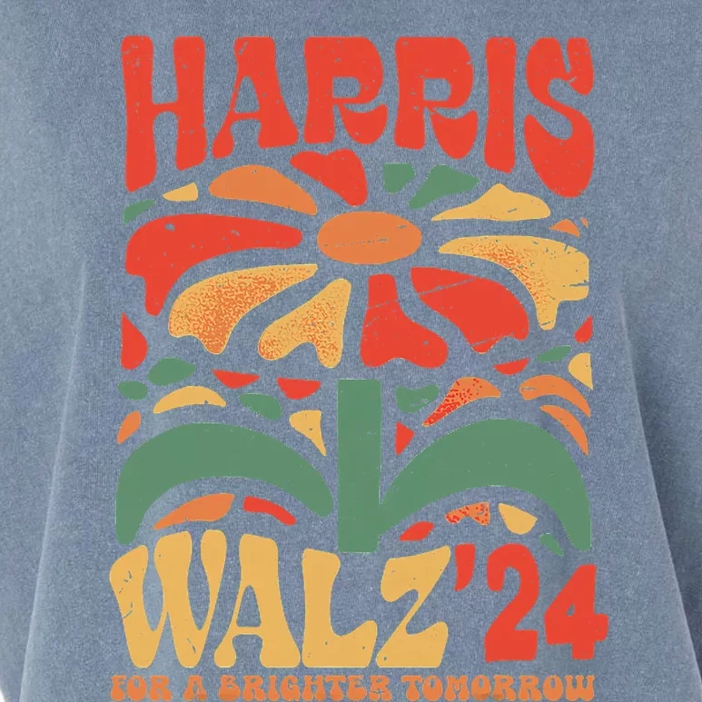 Harris Walz 2024 Election Kamala Harris Tim Walz Waltz Garment-Dyed Women's Muscle Tee