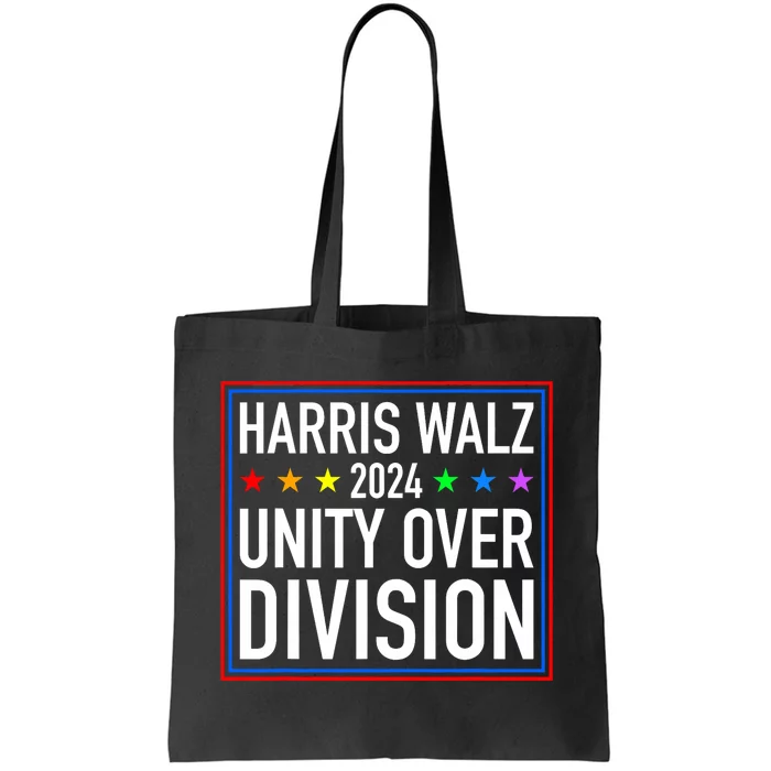 Harris Waltz 2024 Unity Over Division Unity Over Division Harris Waltz 2024 Tote Bag