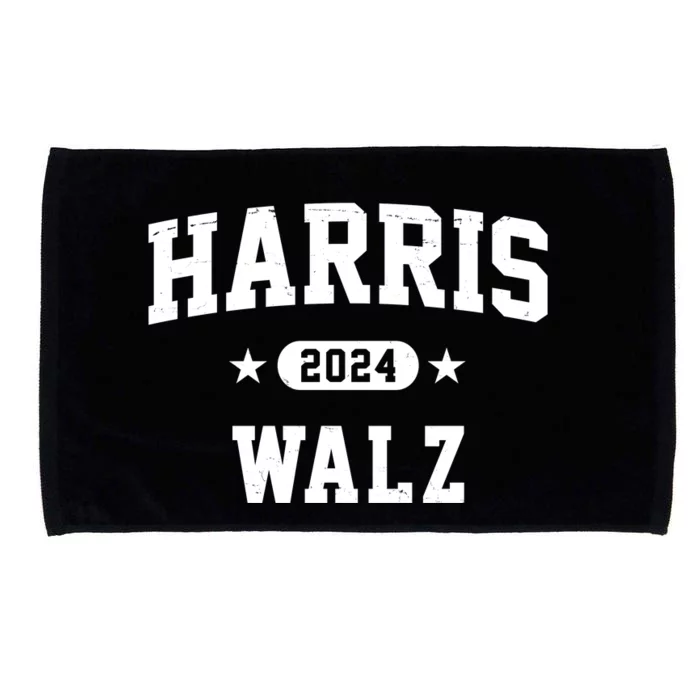 Harris Waltz 2024 Election Democrat Microfiber Hand Towel