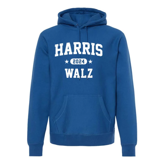 Harris Waltz 2024 Election Democrat Premium Hoodie