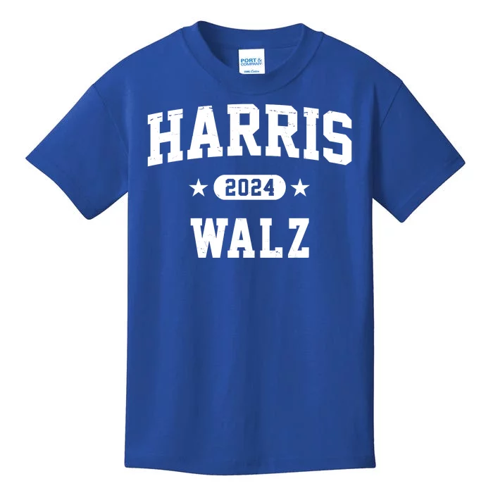 Harris Waltz 2024 Election Democrat Kids T-Shirt