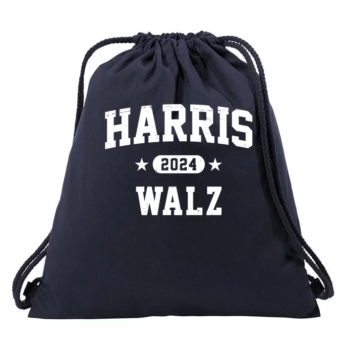 Harris Waltz 2024 Election Democrat Drawstring Bag