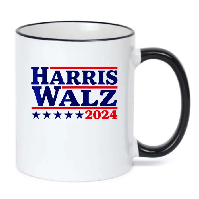 Harris Walz 2024 Election Logo Black Color Changing Mug