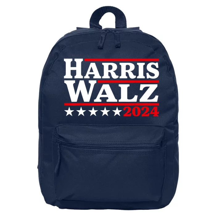 Harris Walz 2024 Election Logo 16 in Basic Backpack