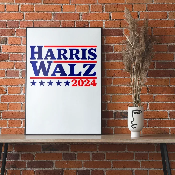 Harris Walz 2024 Election Logo Poster