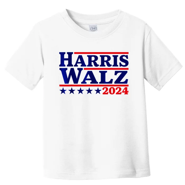 Harris Walz 2024 Election Logo Toddler T-Shirt