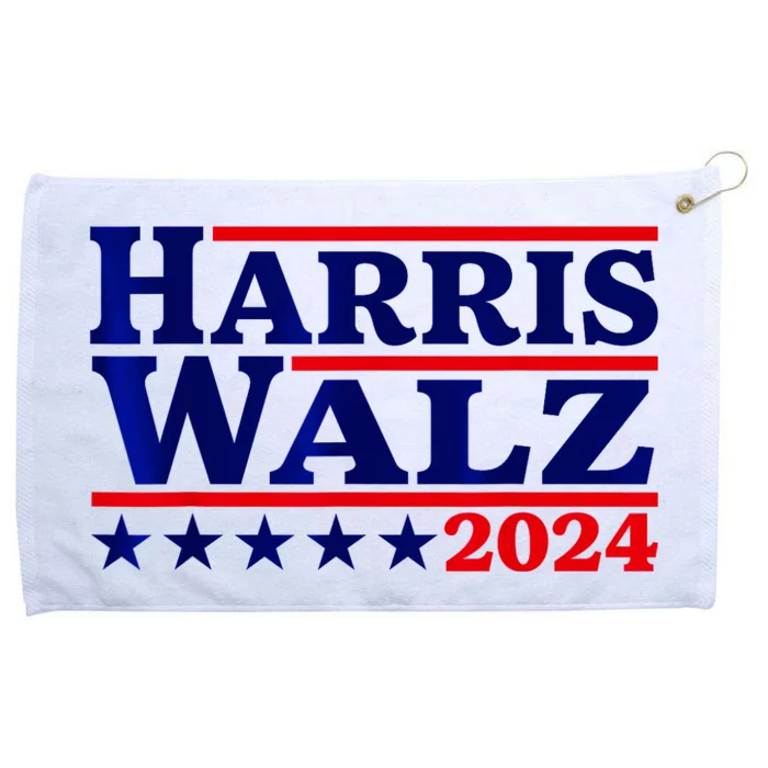 Harris Walz 2024 Election Logo Grommeted Golf Towel