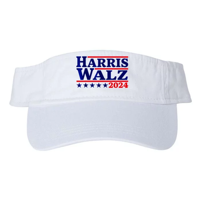 Harris Walz 2024 Election Logo Valucap Bio-Washed Visor