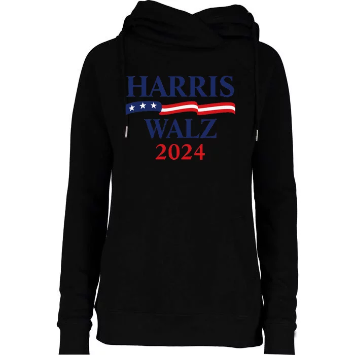 Harris Waltz 2024 Usa Harris Walz 2024 Gift Womens Funnel Neck Pullover Hood