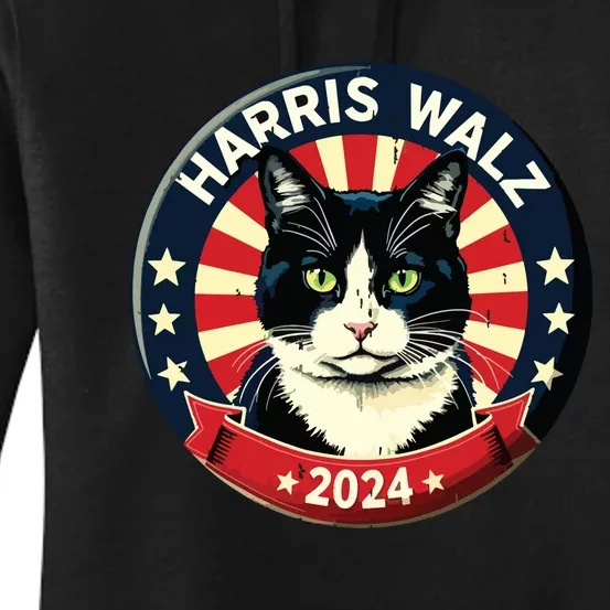 Harris Waltz 2024 Election Kamala Harris Tim Waltz 2024 Women's Pullover Hoodie