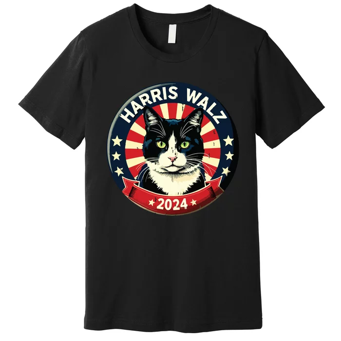 Harris Waltz 2024 Election Kamala Harris Tim Waltz 2024 Premium T-Shirt